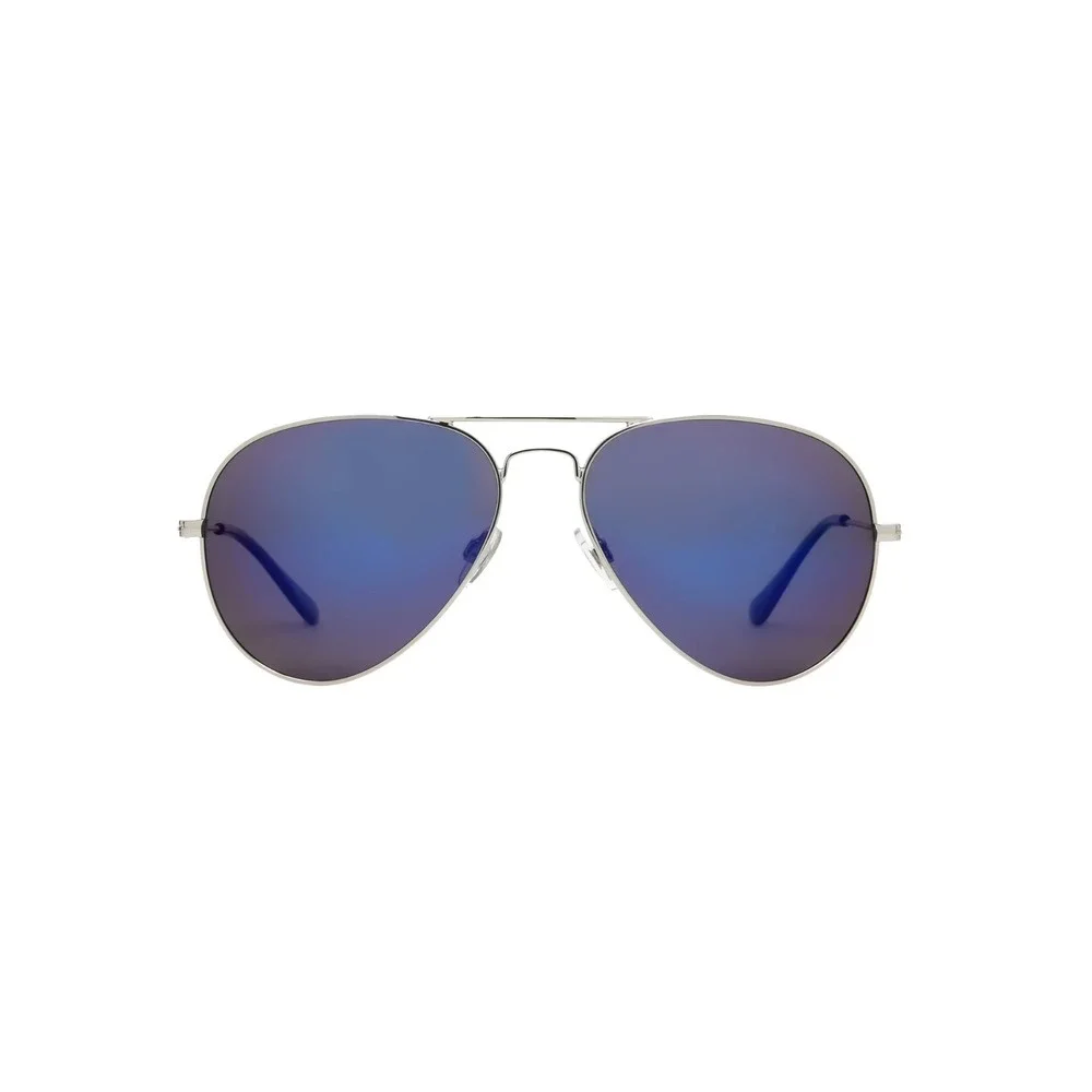 Foster Grant Aviator Polarized Silver‎ Sunglasses UVA-UVB FF09 Unisex Mens
